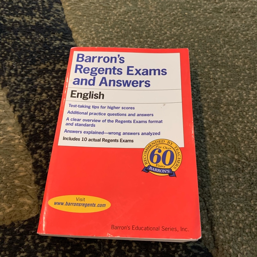 Barrons Regent Exams and Answers